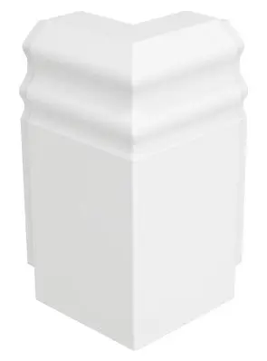 Produktfoto 1 von Außeneck 4D 20x80BP-9010, Kunststoff hfr, 2-teilig, weiß