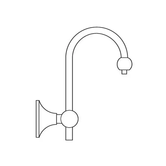 Produktfoto 1 von KlGlocke WaAusl 1arm lack DB702S