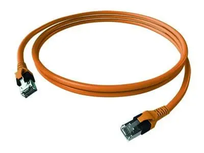 DualBoot Patchkabel Kat.6 Klasse EA (ISO/IEC) geschirmt orange 4PPoE 1,00m
