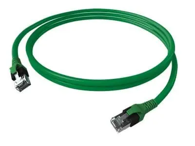 DualBoot Patchkabel Kat.6 Klasse EA (ISO/IEC) geschirmt grün 4PPoE 7,50m