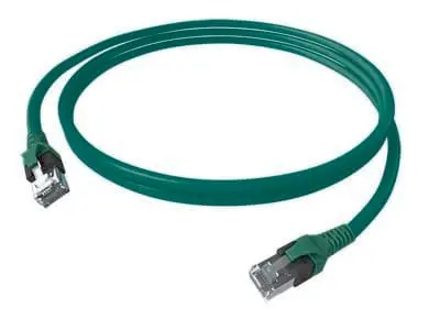Produktfoto 1 von DualBoot Patchkabel Kat.6 Klasse EA geschirmt grün 1,50m