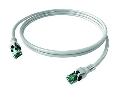 Produktfoto 1 von DualBoot PushPull Patchkabel Kat.6A (ISO/IEC) geschirmt weiß 4PPoE 2,00m