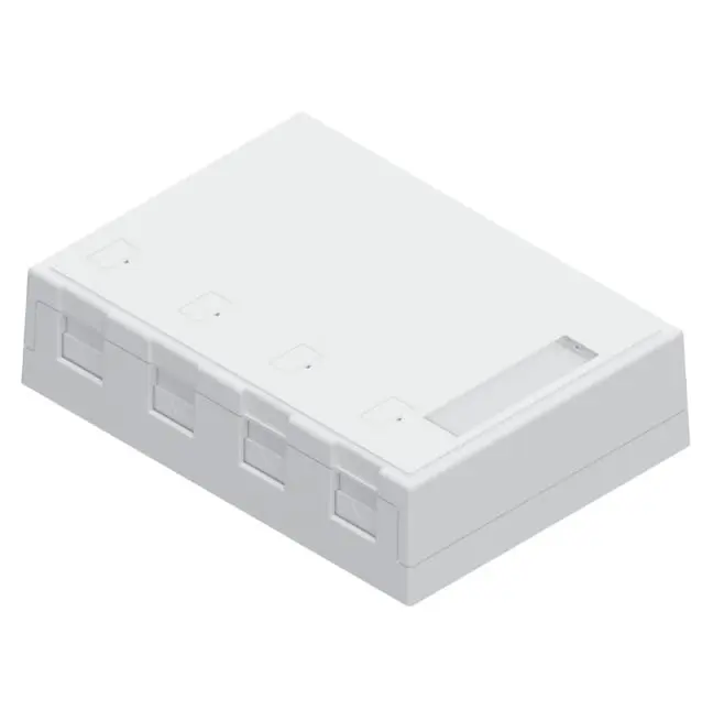 Produktfoto 1 von Aufputzgehäuse leer weiß RAL9010 für 4xKS (fixLink® SL/preLink® SL)