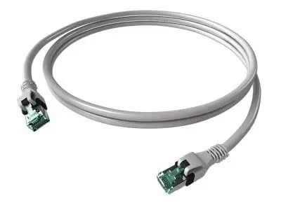 Produktfoto 1 von DualBoot PushPull Patchkabel Kat.6A (ISO/IEC) geschirmt grau 4PPoE 2,00m