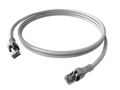 Produktfoto 1 von DualBoot PushPull Patchkabel Kat.6 Kl.EA (ISO/IEC) geschirmt grau 4PPoE 7,50m