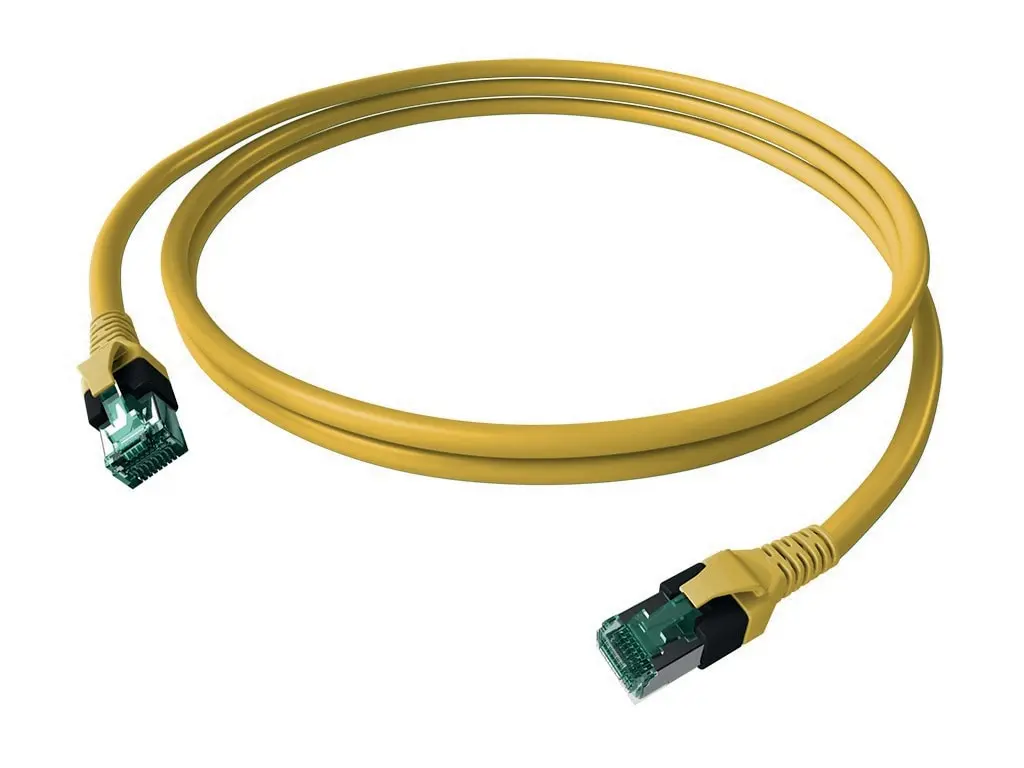 Produktfoto 1 von DualBoot Patchkabel Kat.6A (ISO/IEC) geschirmt orange 1,50m