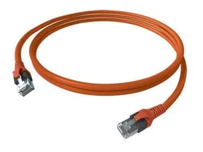 Produktfoto 1 von DualBoot Patchkabel Kat.6 Klasse EA geschirmt rot 0,50m