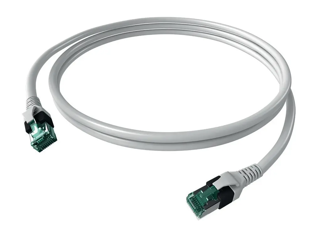 DualBoot Patchkabel Kat.6A (ISO/IEC) geschirmt weiß 0,50m