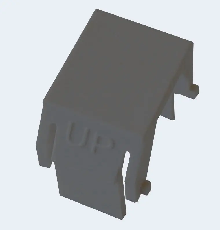 Produktfoto 1 von Blindabdeckung f.Keystoneausbruch schwarz RAL9005