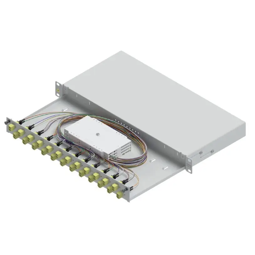Produktfoto 1 von EasyLan. LWL Splei.geh.use Premium Grade B, 1HE/12 Ports