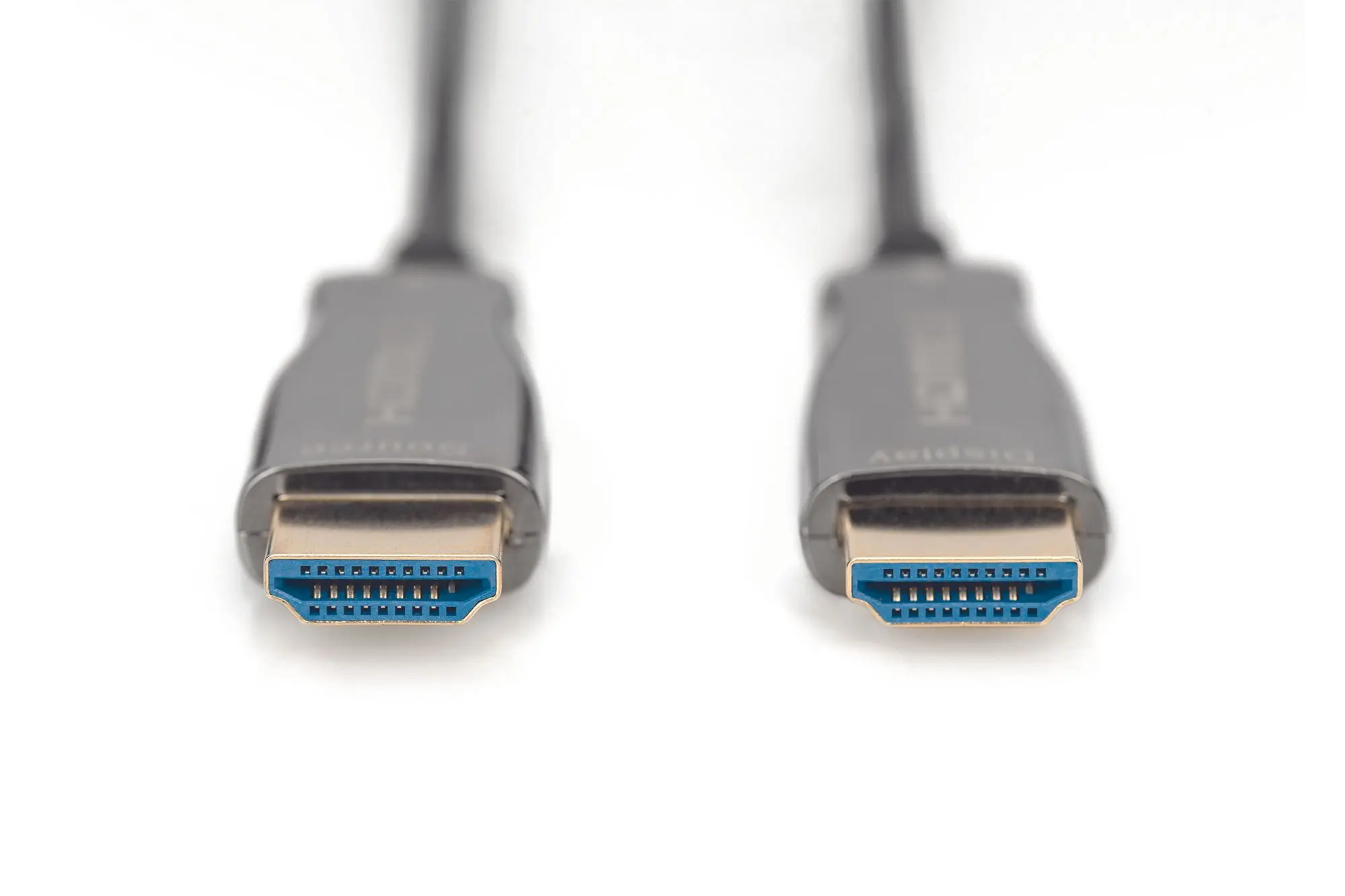 Produktfoto 1 von HDMI AOC Hybrid Glasfaser Anschlusskabel Typ A St/St 10m UHD 4K@60Hz CE gold sw