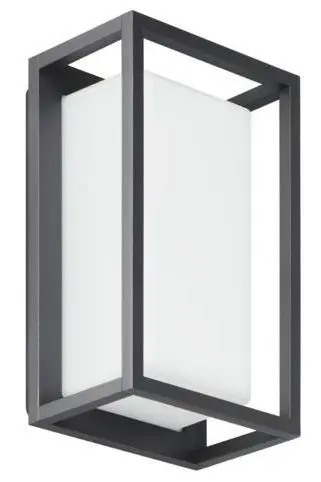 Produktfoto 1 von LED-Wandanbauleuchte 230 V AC, 50 Hz, 13W,3.000 K, strukturgraphit