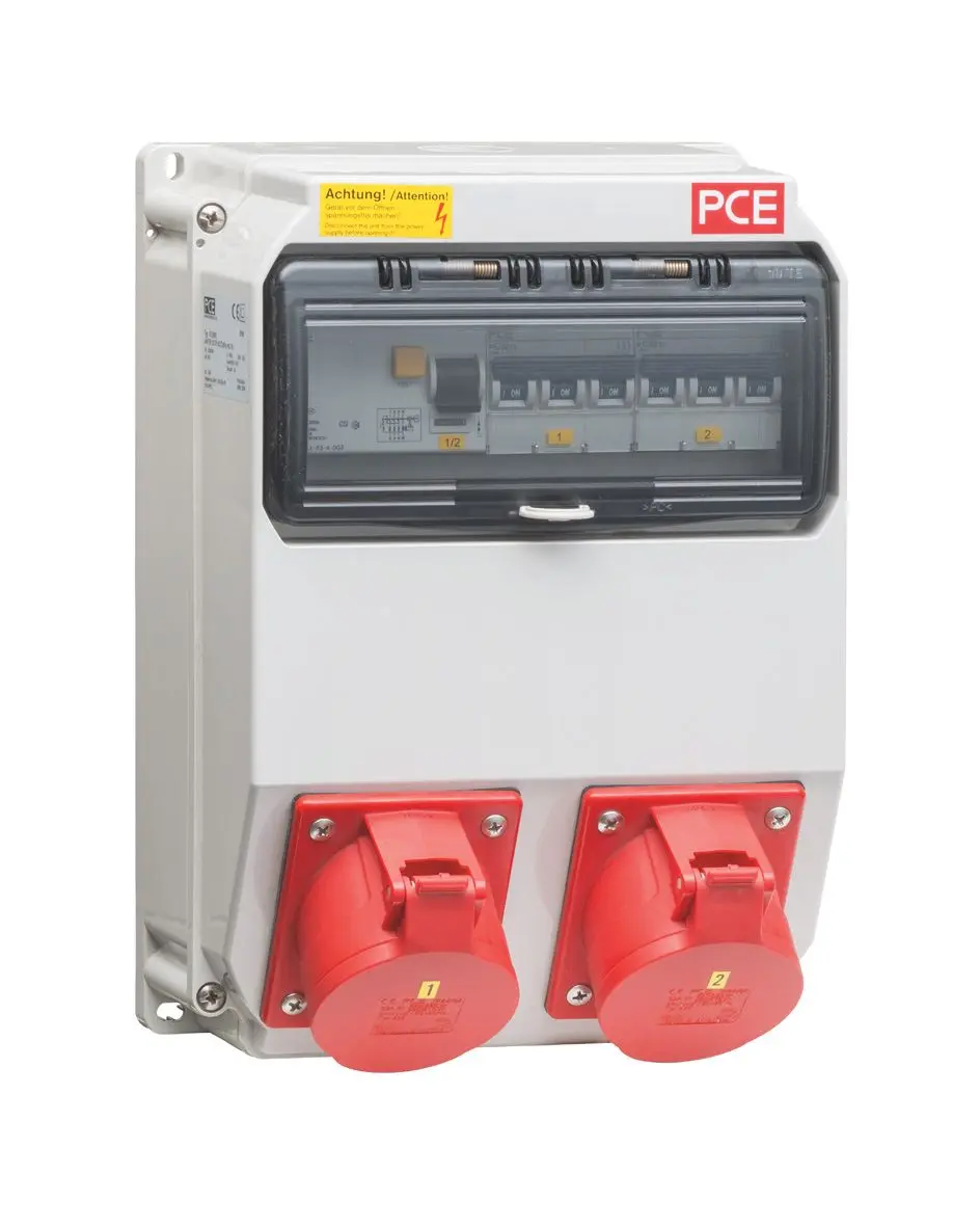 Produktfoto 1 von Steckdosenkombi Einbausatz 1xCEE 32A,1xCEE 16A f. SL135