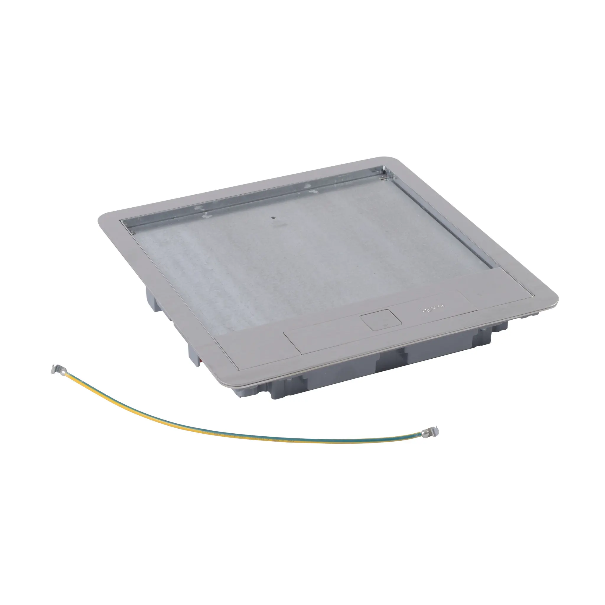 Produktfoto 1 von Deckel f.Gerätebox m.Teppichrand, 18/24 Module, Edelstahl