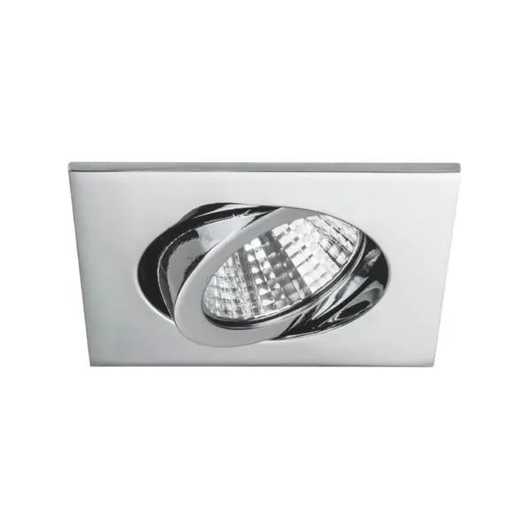 Produktfoto 1 von LED-Einbaustrahler, eckig 350mA,7W,2700K,chrom
