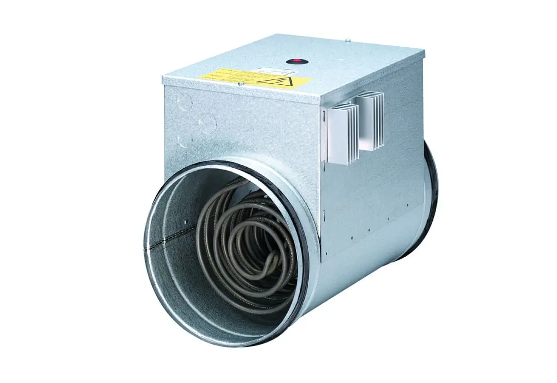 Elektro-Lufterhitzer, mit Temperaturregler, DN250, Drehstrom
