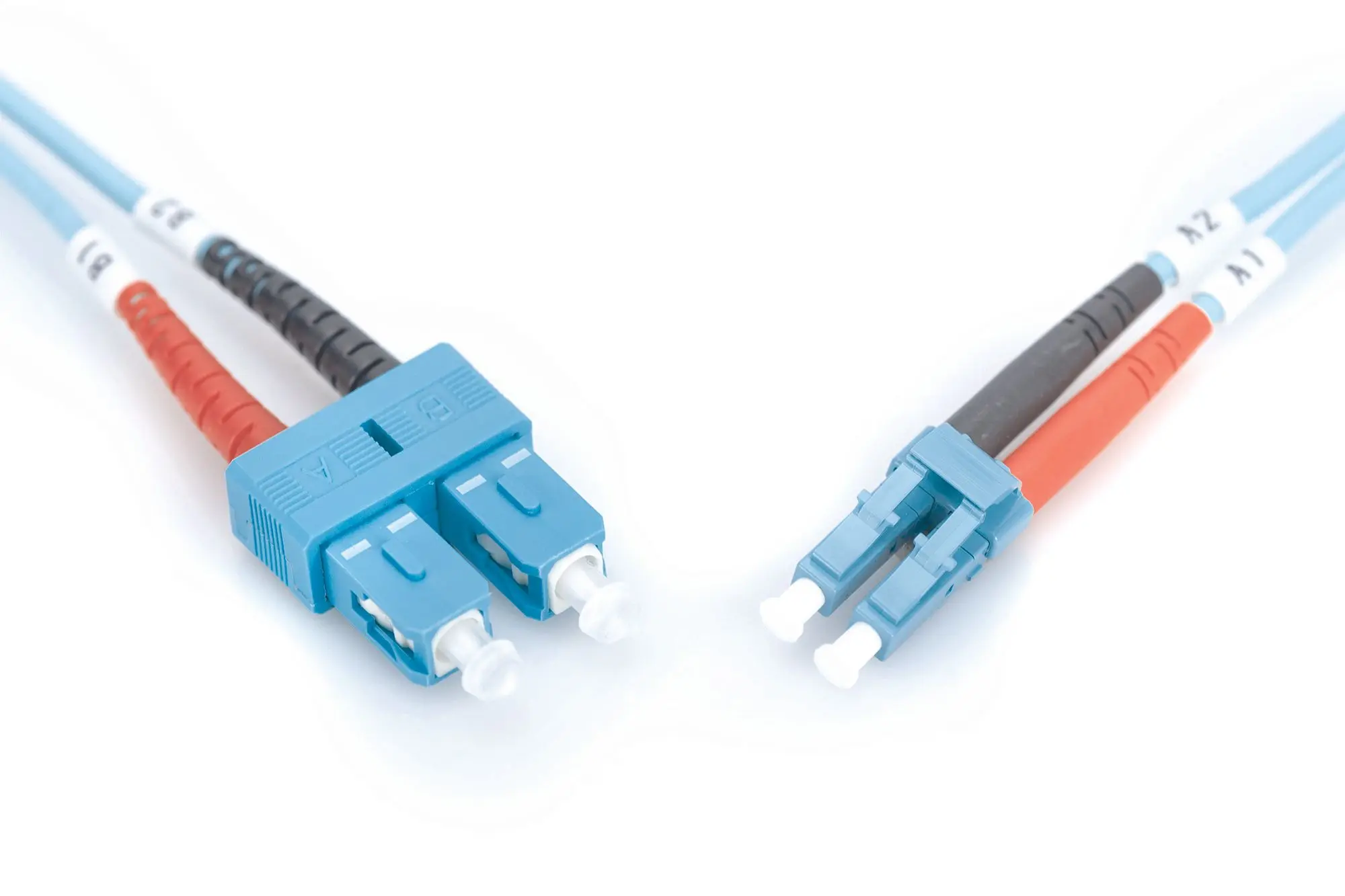 LWL Multimode OM 3 Patchkabel LC/SC 50/125M Duplex Länge: 5m