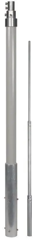 Produktfoto 1 von Stützrohr D 50mm L 1950mm GFK/Al m. Fangstange D 22/16/10mm L 2500mm