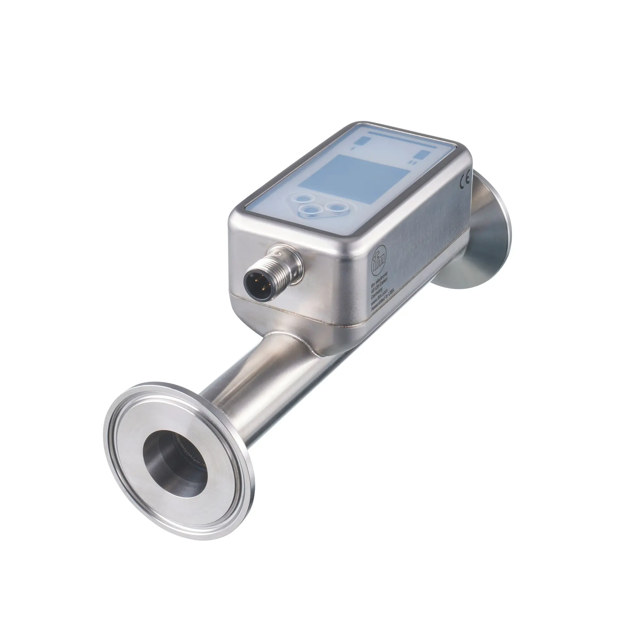 Produktfoto 1 von Ultraschall-Durchflusssensor PNP/NPN IO-Link 0,06...14,4ccm/h Clamp 1z