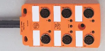 Produktfoto 1 von Zentralverteiler M12/6 PNP 0,5m PUR Gehäuse PA IP67/68