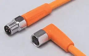 Produktfoto 1 von Verbindungskabel <50VAC 0,3m PVC Gehäuse PVC orange EPDM IP65/67-69K