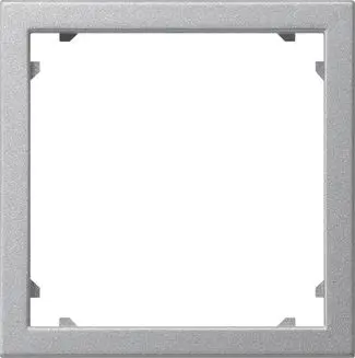 Produktfoto 1 von Adapterrahmen 45x45 quadratisch System 55 Farbe alu