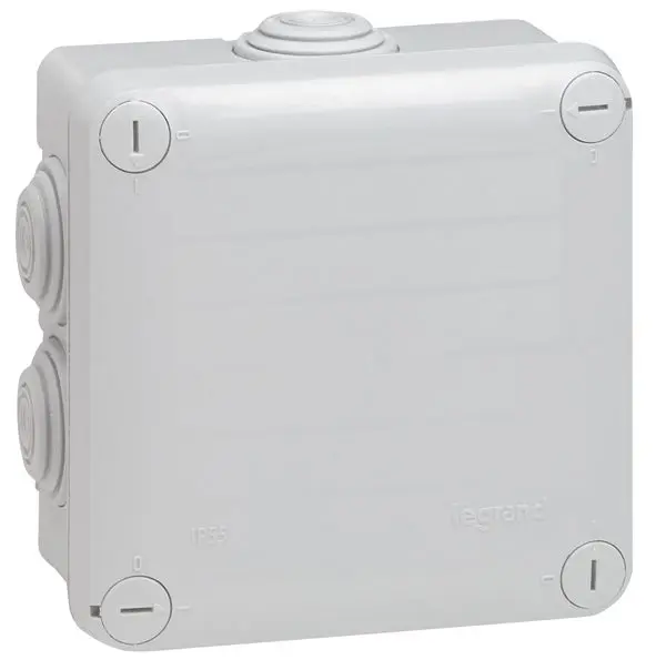 Produktfoto 1 von Abzweigdose Plexo, 105x105x55mm HxBxT, IP 55 ,7 Membran-Einführungen