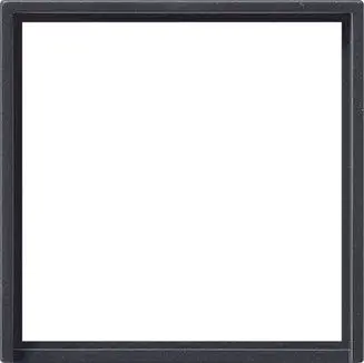 Produktfoto 1 von Adapterrahmen quadr. 50 x 50 mm System 55 Schwarz m