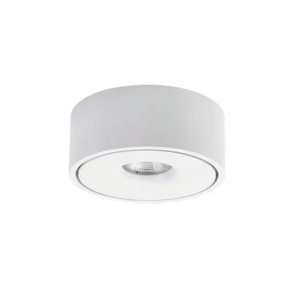 Produktfoto 1 von LED-Anbaudownlight 230 V AC, 50 Hz,12,2W (direkt) + 2 W (indirekt), 36°