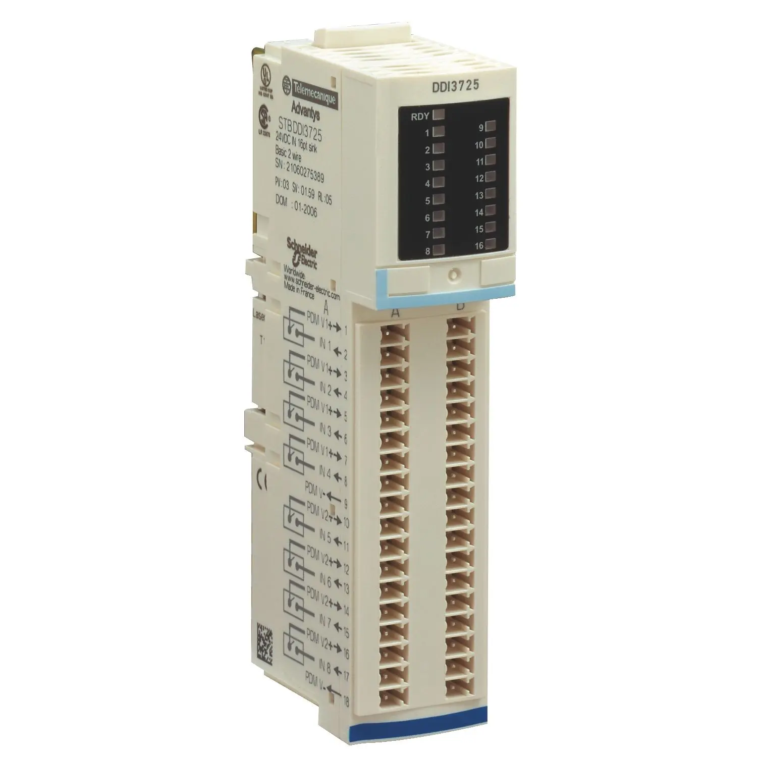 Produktfoto 1 von 16 DIGITALE EINGÄNGE 24VDC