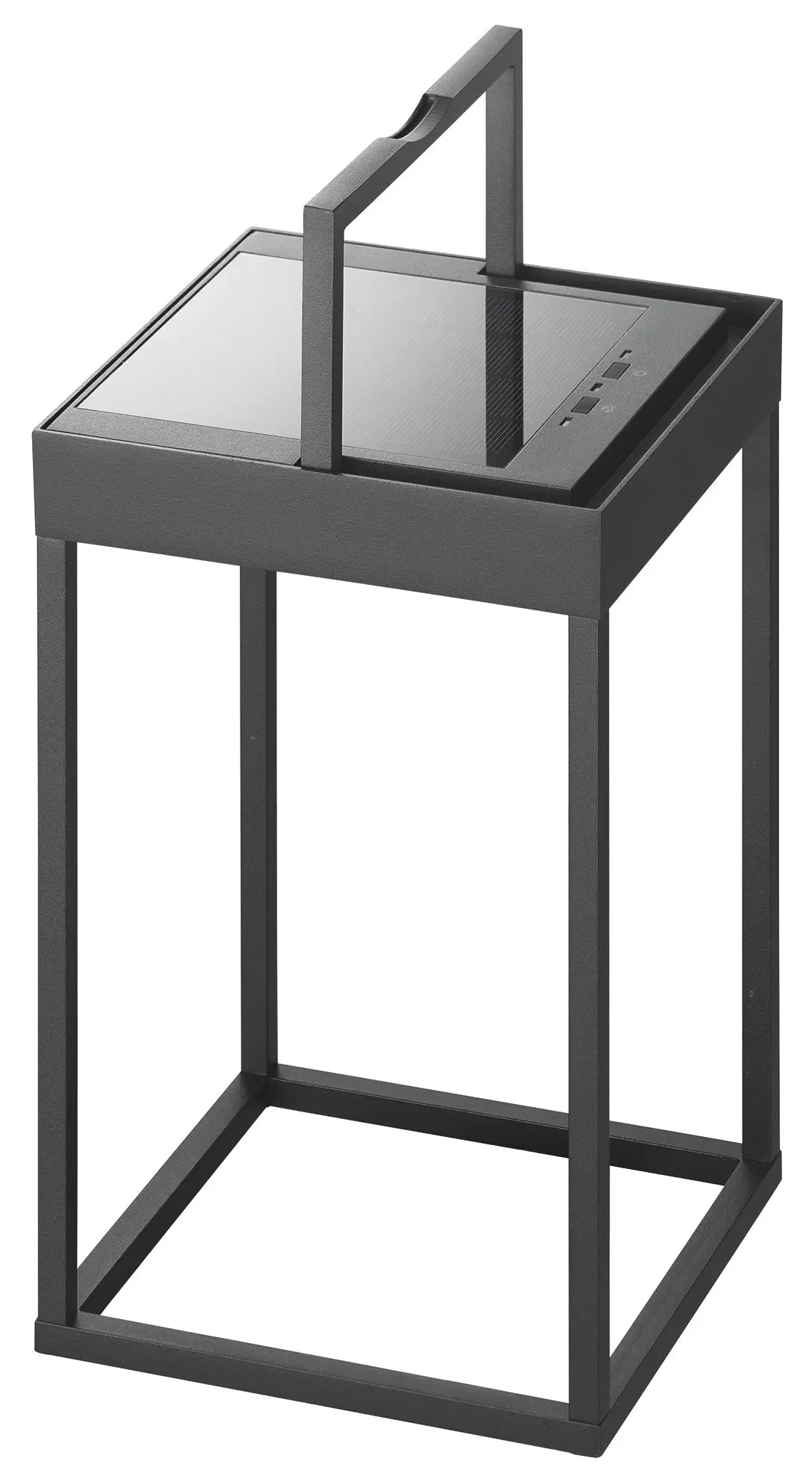 Produktfoto 1 von LED-Solarlaterne 2,2W,3.000 K, strukturgraphit