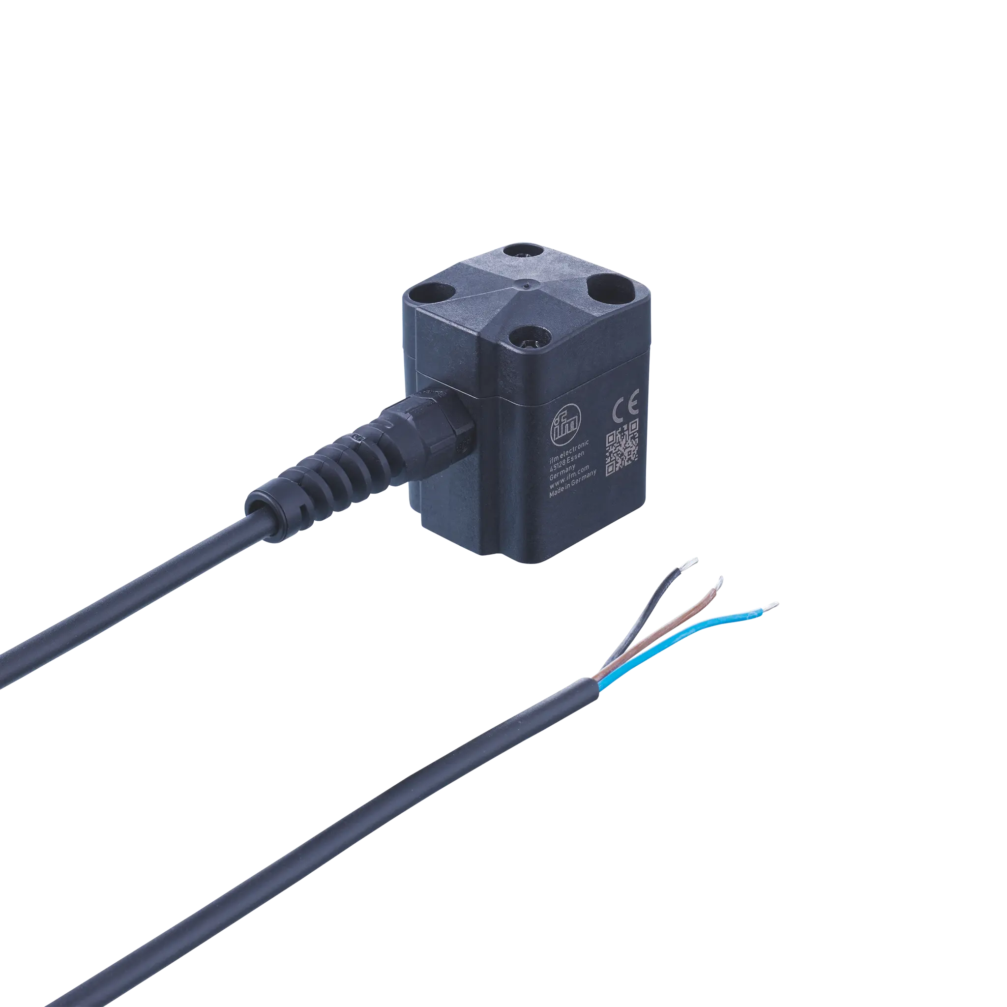 Produktfoto 1 von Neigungssensor 40,5x40,5x52,2mm analog ± 90° -30...85°C 3,5m PUR-Kabel