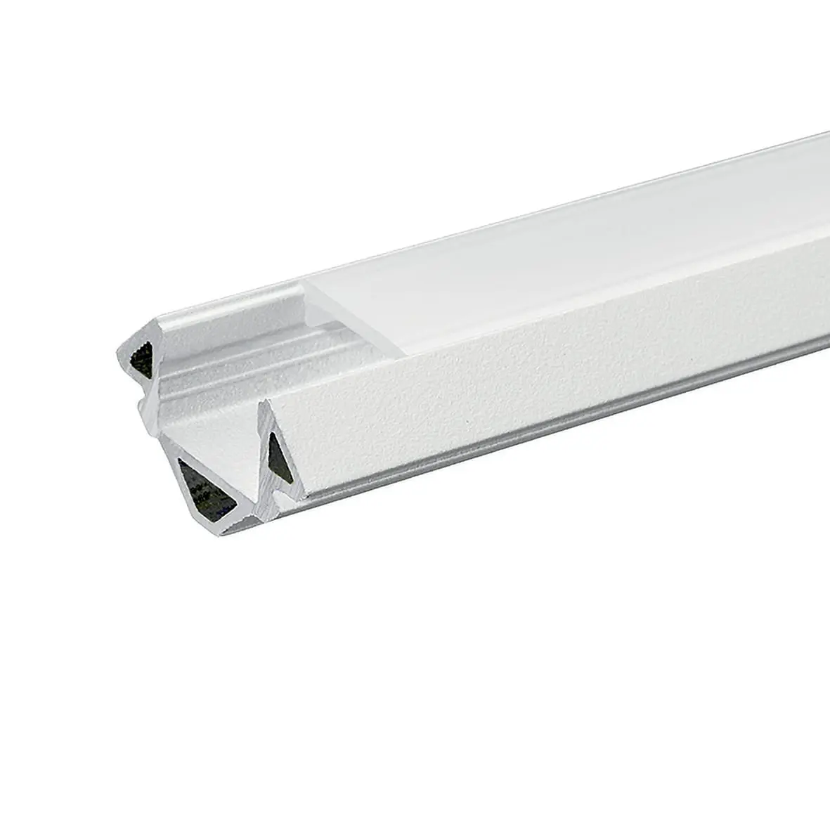 Produktfoto 1 von Alu Eck-Profil 3 weiß-matt OP 2m (bis 14mm)