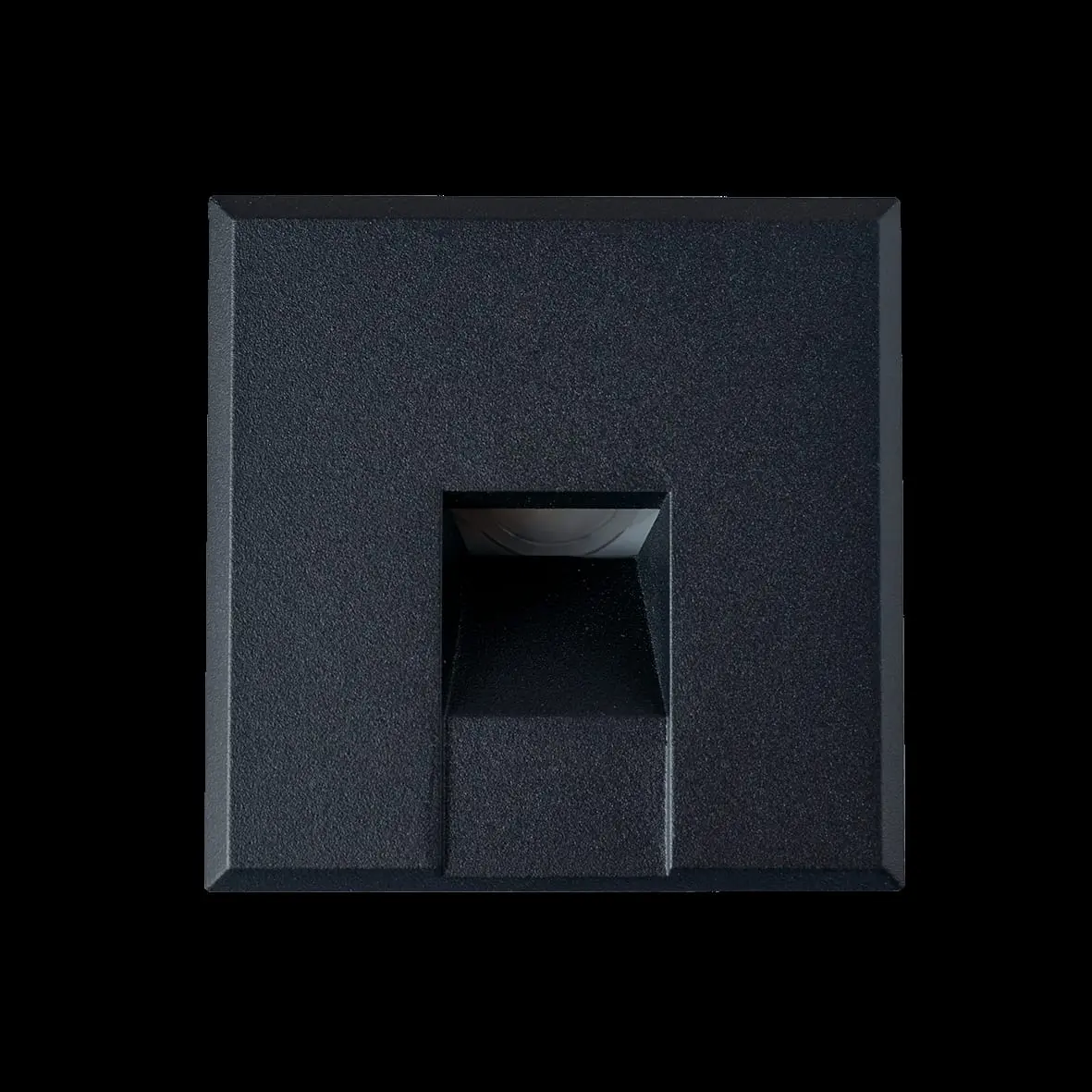 LED Stair 68 1W SCCT quadratisch schwarz-matt