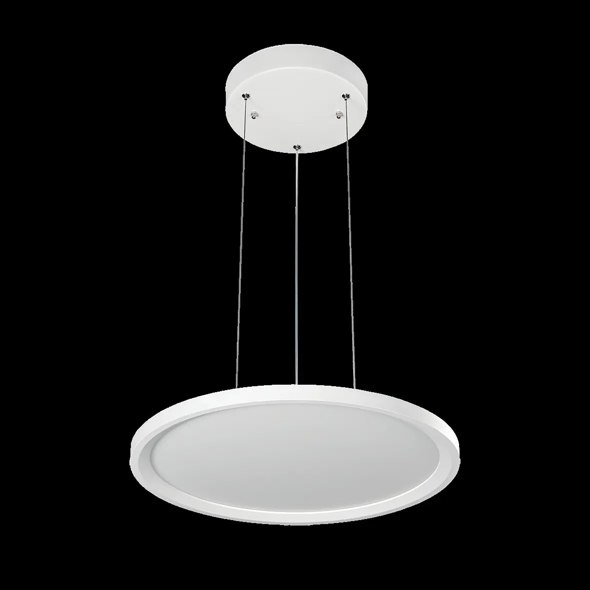 Produktfoto 1 von LED Pendel-Panel R600 weiß 38W 830 dim Dali/push