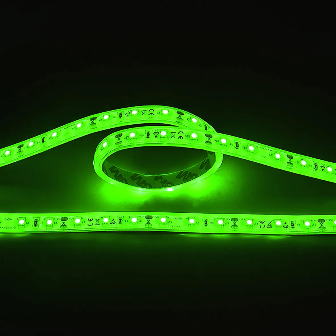 Produktfoto 1 von Flexible LED SMD 3528 5m grün 4,8W/m 12V IP67