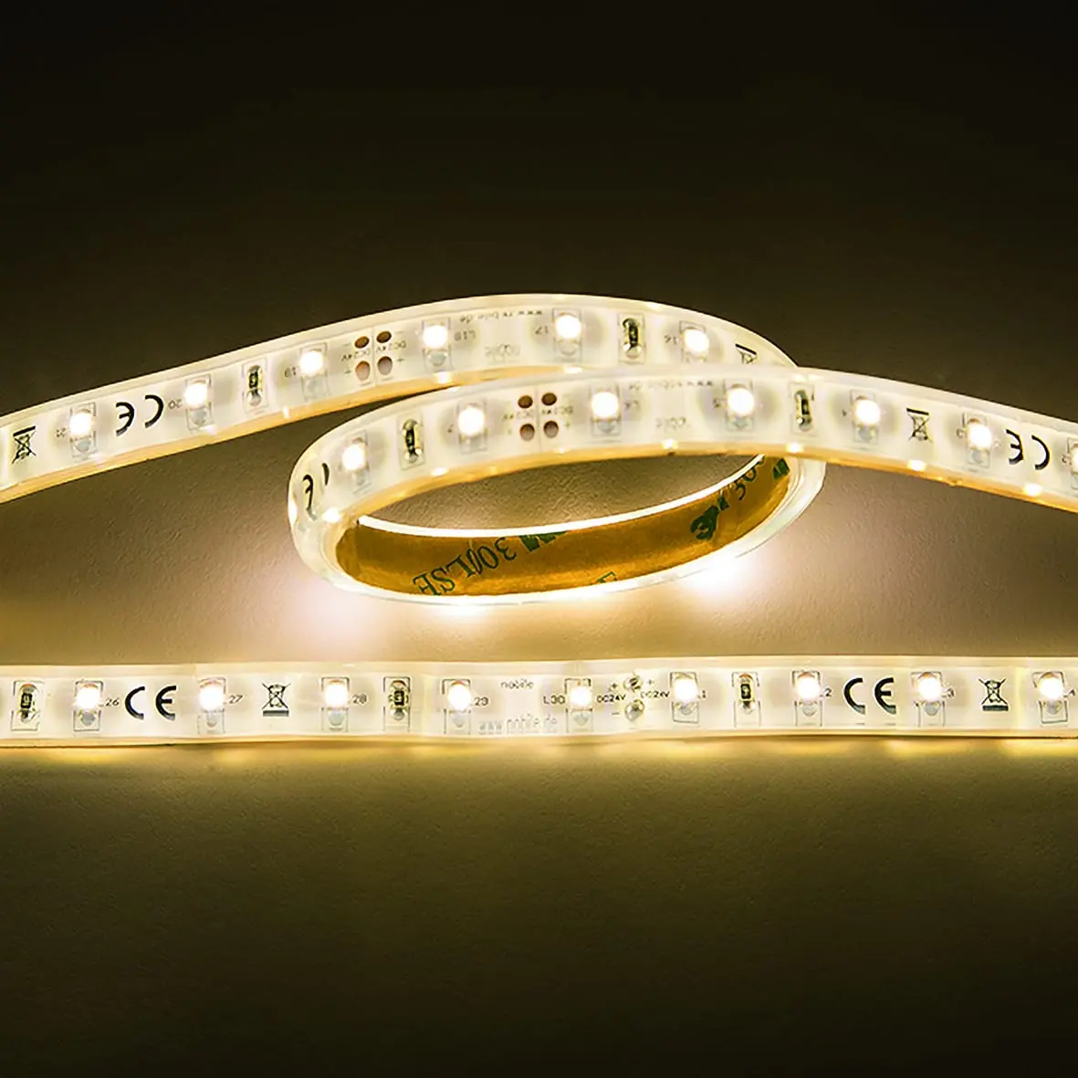 Produktfoto 1 von Flexible LED SMD 3528 2m warmweiß 4,8W/m 24V IP67