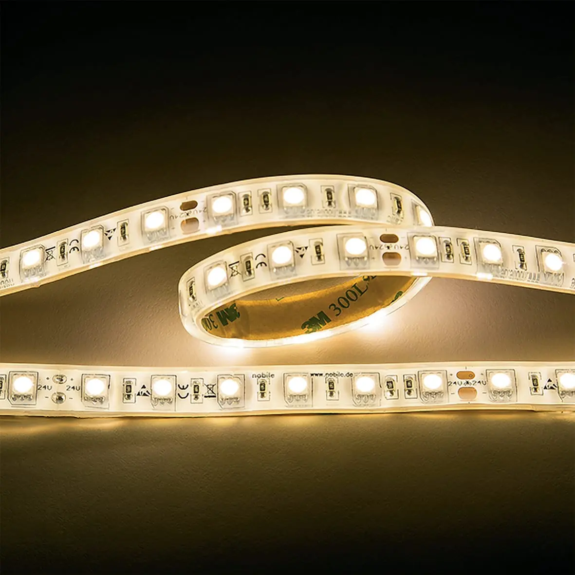 Produktfoto 1 von Flexible LED SMD 5050 2m warmweiß 14,4W/m 24V IP67