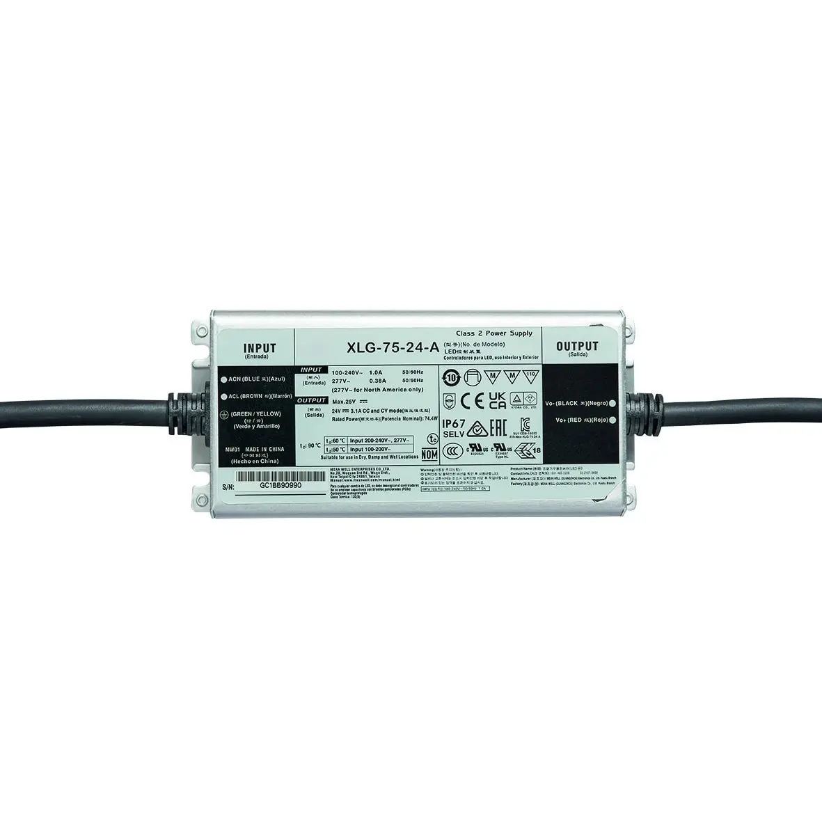Produktfoto 1 von LED Betriebsgerät EL-74-24V IP67