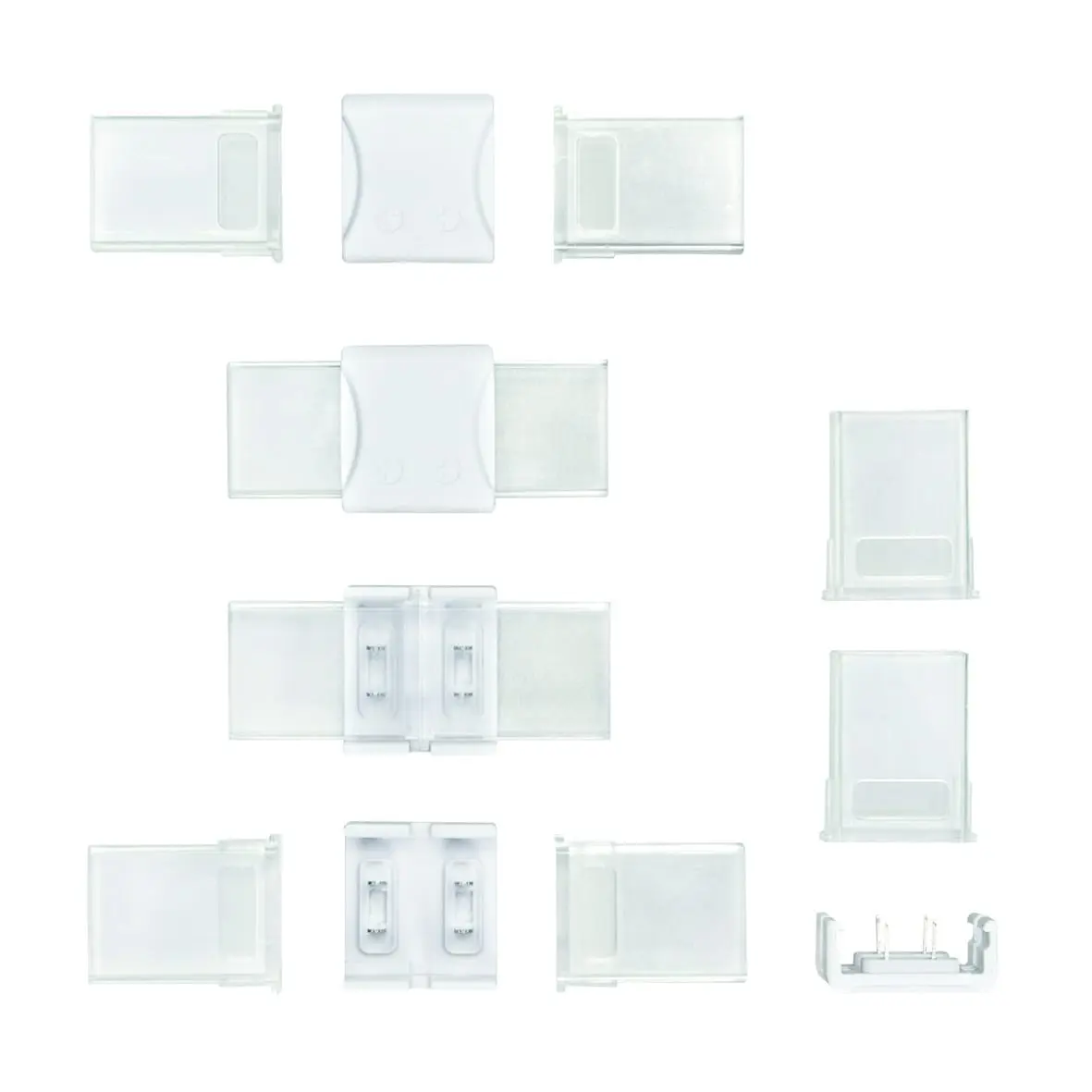 Produktfoto 1 von Verbinder starr Flex LED SMD 5050 2-pol IP67 5er Set