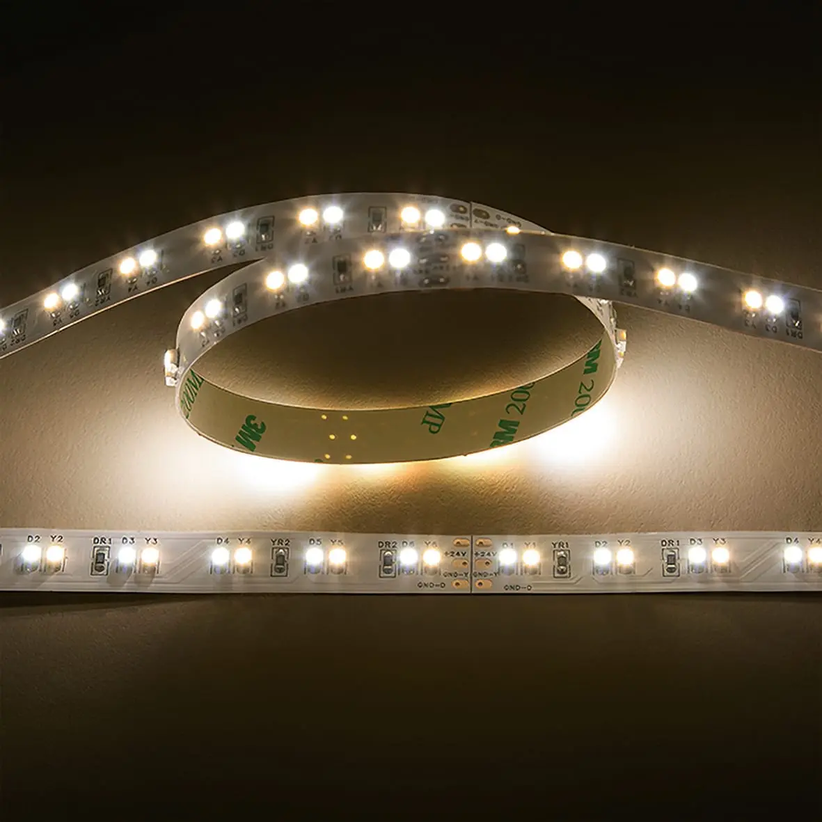 Produktfoto 1 von Flexible LED SMD 2835 5m Bi-colour 10W/m 24V IP20