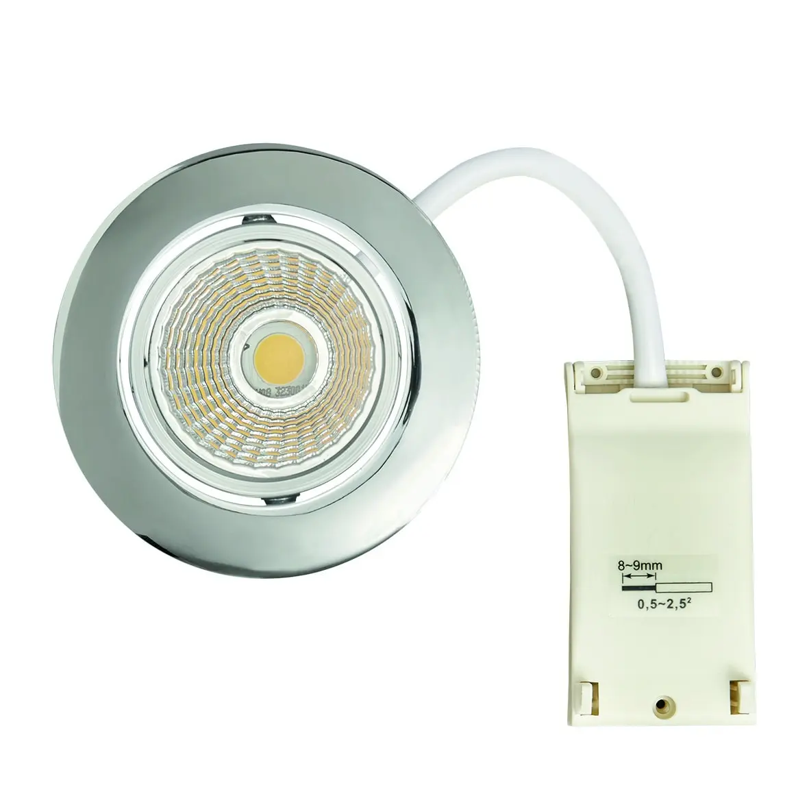 Produktfoto 1 von Downlight/Strahler/Flutlicht 5068 ECO DOB chrom 8W 830 38° dim C
