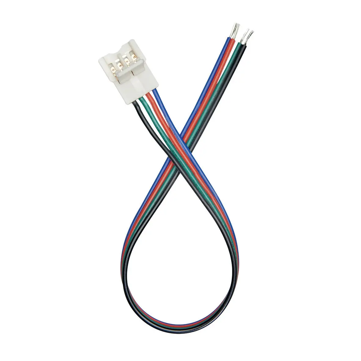 Produktfoto 1 von Anschlußkabel Flex LED SMD5050 4-polig RGB 5er Set