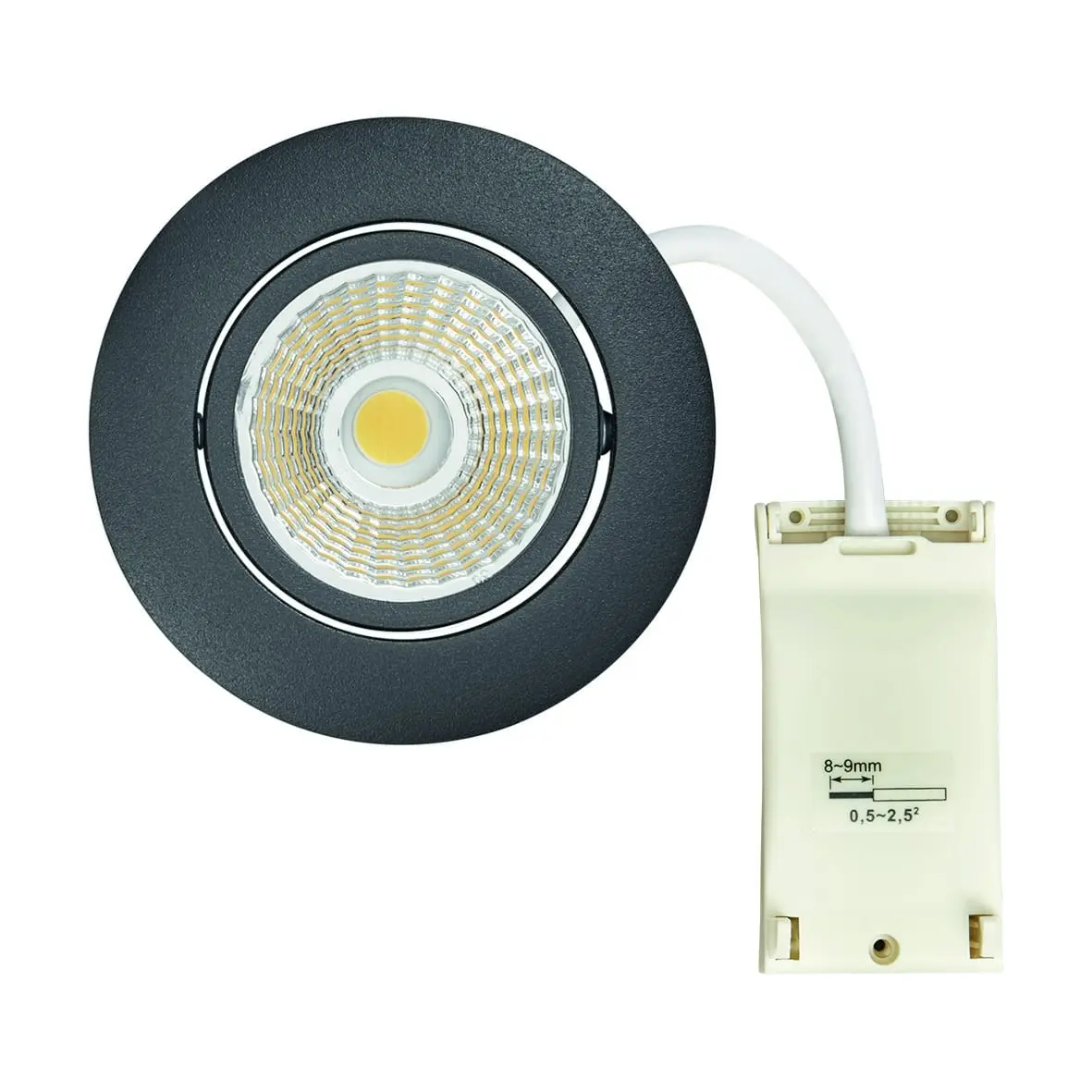 Produktfoto 1 von Downlight/Strahler/Flutlicht 5068 ECO DOB schwarz-matt 8W 830 38° dim C