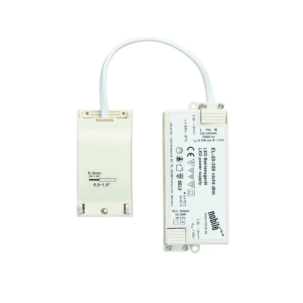 Produktfoto 1 von LED-Betriebsgerät EL-20-350 nicht dim