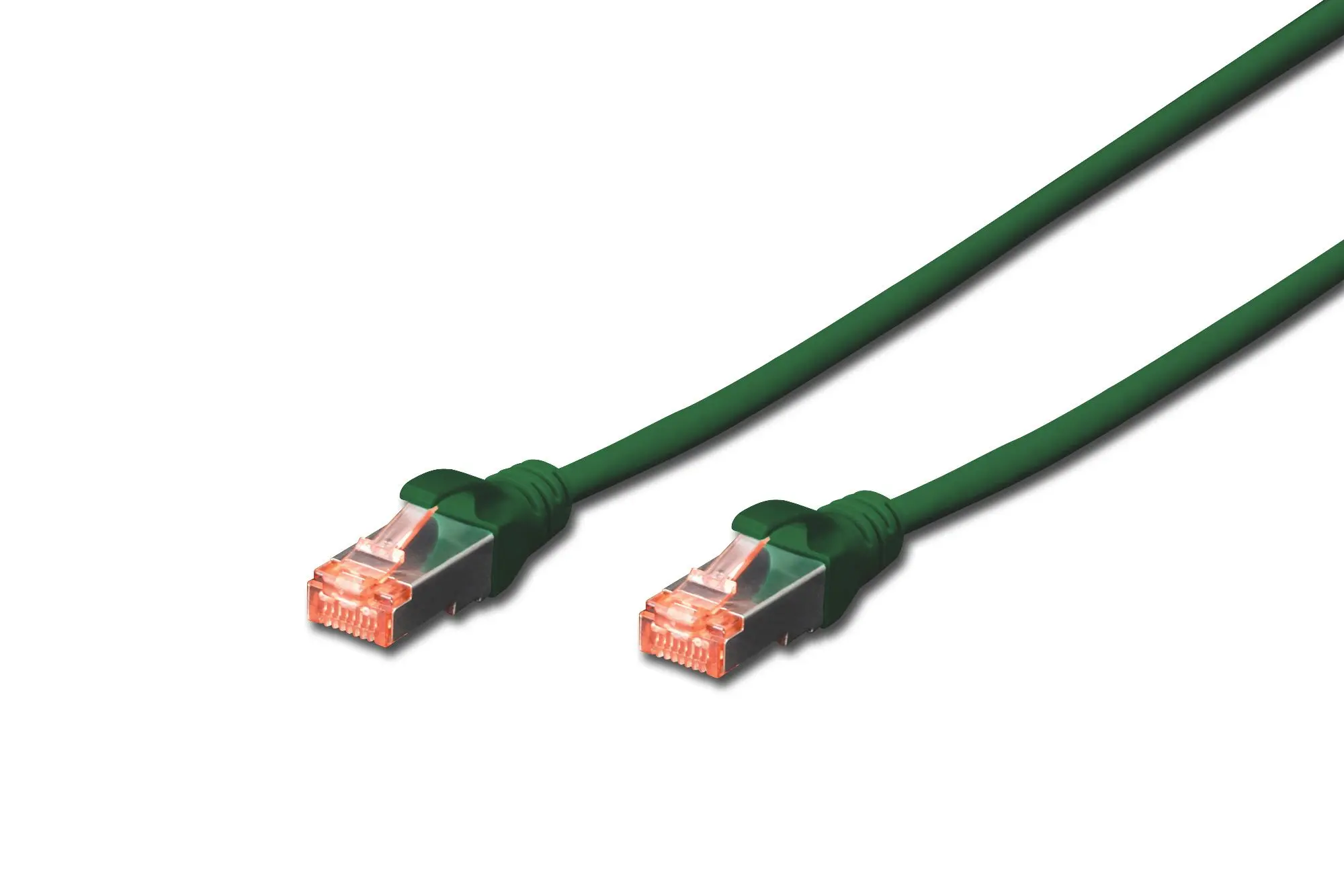 Produktfoto 1 von CAT 6 S-FTP Patchkabel Cu LSZH AWG 27/7 Länge 0,5m grün