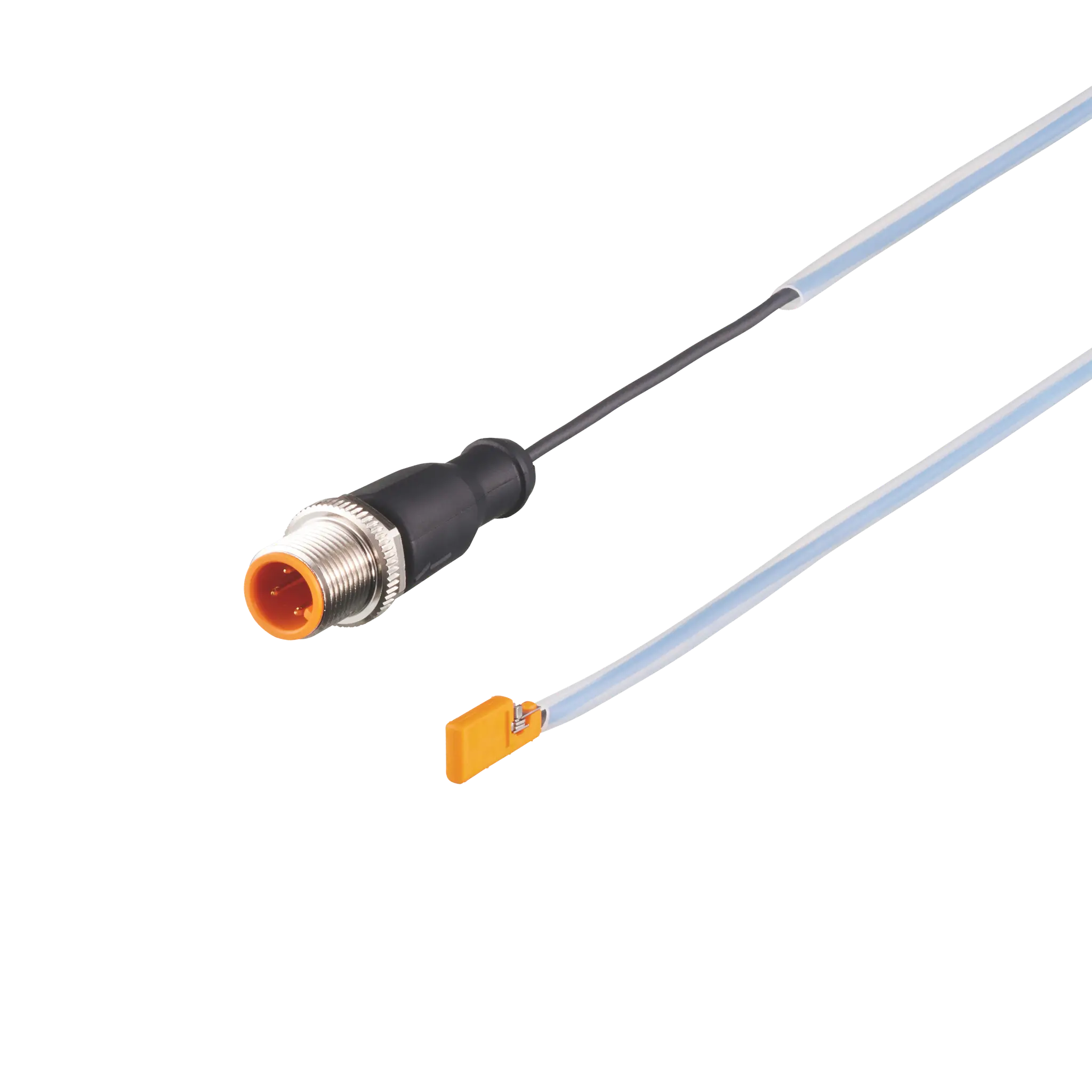 Produktfoto 1 von Zylindersensor GMR 17,5x2,8x7,7 2,8mT Schließer DC NPN 0,3m PUR M12 3L 10000Hz