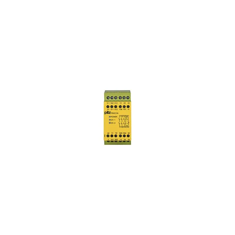 Produktfoto 1 von PNOZ X4 115VAC 3n/o 1n/c Sicherheitsschaltgerät
