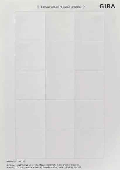 Produktfoto 1 von Beschriftungsbögen 51x51mm Zubehör