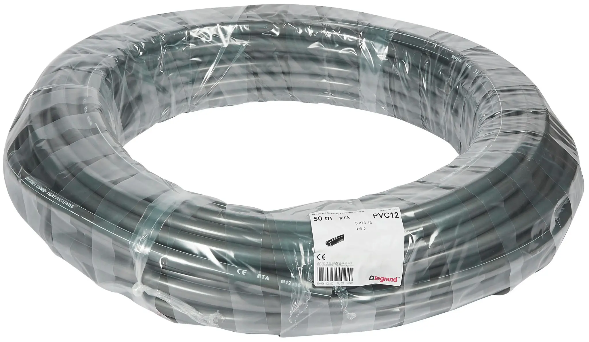 Produktfoto 1 von Schlauch GE D=12 PVC Grau